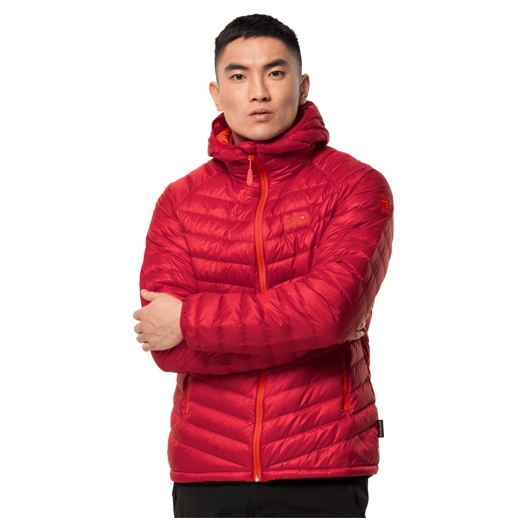 Jack Wolfskin ATMOSPHERE Vestes Homme Rouge - HYLUWQE-29